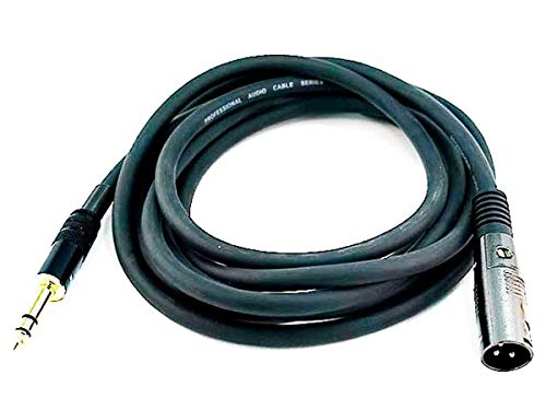 Image of Monoprice 15-Ft Premier Series XLR to 1 /4-Inch TRS Audio Cables (16AWG, XLR Male & Female, TRS Male)