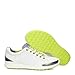 ECCO Men's Biom Hybrid Hydromax Golf Shoe, White/Lime Punch, 44 EU/10-10.5 M US