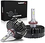 LASFIT Pro Series H11 LED Bulbs for the Forward Lighting Housing without Dust Cover, 50000+ Hour Lifespan, Plug and Play, 600% Brighter, 2022 New Upgraded, 100w 10000lm/set, 2 Years Warranty