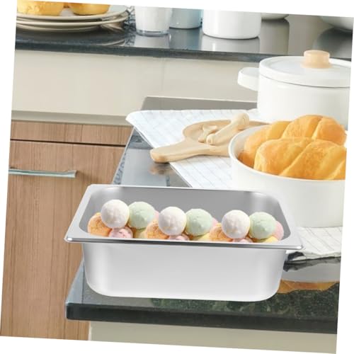 Récipient de buffet en acier inoxydable cuisine et fêtes grande capacité résistant