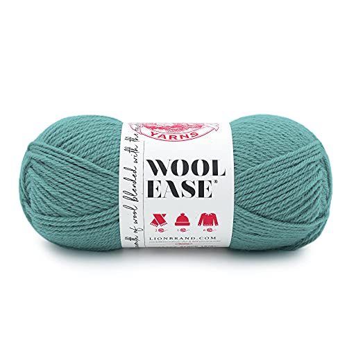 Image of Lion Brand Yarn Wool-Ease Yarn, Worsted-Weight Yarn for Knitting and Crocheting, 1 Pack, Stillwater