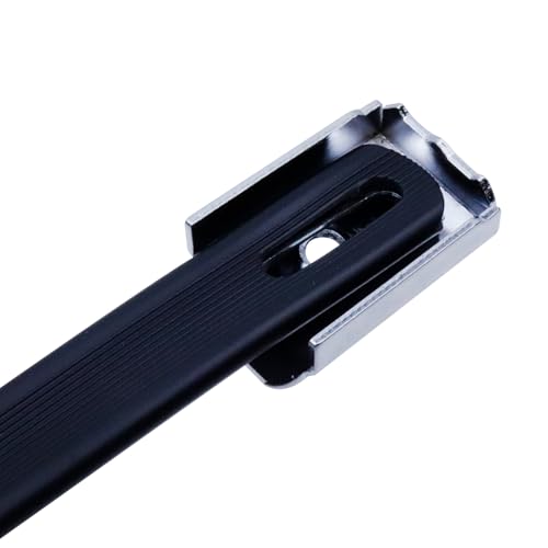 Image of Durable Rubber Handle with Screws for Luggage Suitcase Toolbox Cabinet, 6-3 /8 Inch Black Pull Strap for Storage Box, 2Pcs