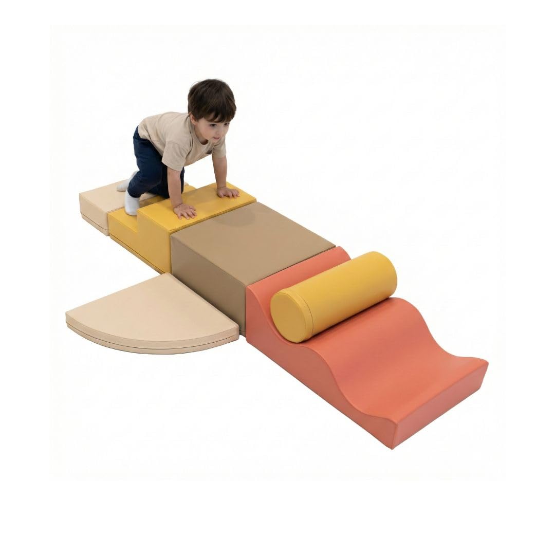 IGLU SOFT PLAY Explorer Set 6-teilig Kletterblöcke (Pastel Autumn)