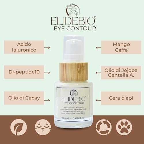 ELIDEBIO Eye Contour, Crema Contorno Occhi con