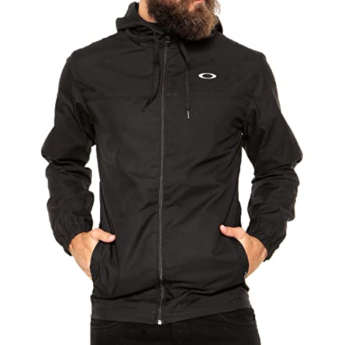 Jaqueta Oakley Oakley Masculina Windbreaker, Preto, XG