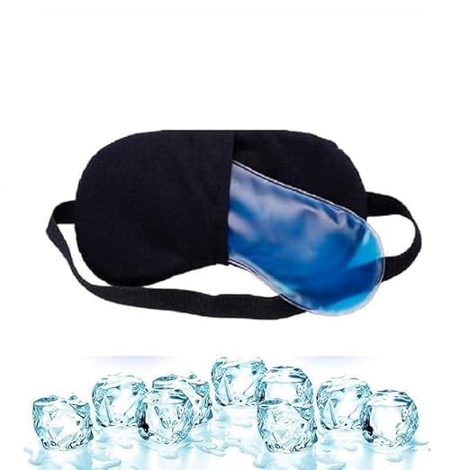 Reusable Cooling Eye Gel Mask | Hot & Cold Therapy Eye Mask for Puffy Eyes, Dark Circles, Headache, Migraine & Relaxation | Soft, Comfortable & Adjustable-image-35