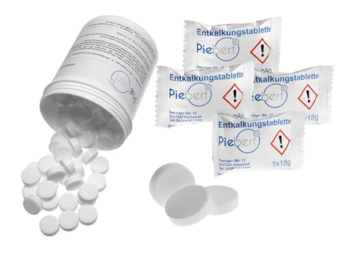 120 comprimidos especiales de limpieza + 30 comprimidos desincrustantes | Set de cuidado para máquinas de café, por ej. para Bosch Vero, Siemens EQ, Jura Ena, Melitta Caffeo