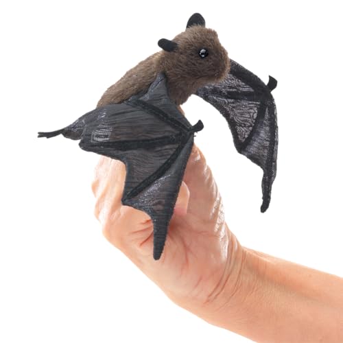 Chauve-souris marionnette à doigts Folkmanis pour animer les contes du soir en famille
