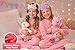BIG FEET PAJAMA CO. One Piece Girls Youth Kids Footed Onesie Fleece Footie Pajamas Pink