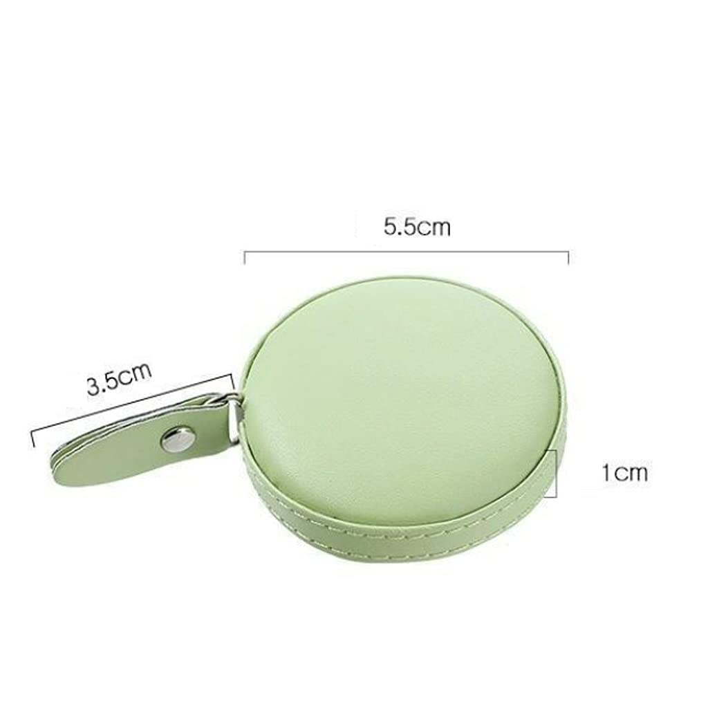 Solid Color Tape Measure Portable 1.5m Retractable Ruler Cm Inch, Multifunctional Small