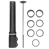 VGEBY 自転車 ハンドルアップ ヘッドセット 内径28.6mm 全長210mm アルミ ステム エクステンダー チューブさ調整 ライザーヘッドアップアダプ ステムアダプター アルミ ステム