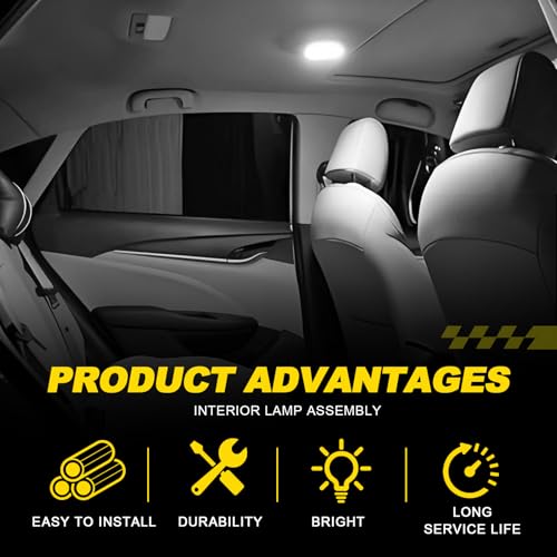 Kit 42 piezas luces LED interiores para auto blanco 6500K miniatura 5