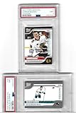 Graded Psa Mint 9 Connor Bedard & Macklin Celebrini 2 Card Hockey Rookie Sticker Lot #1 Draft Picks Future Superstar Players. You Will Receive Both Cards