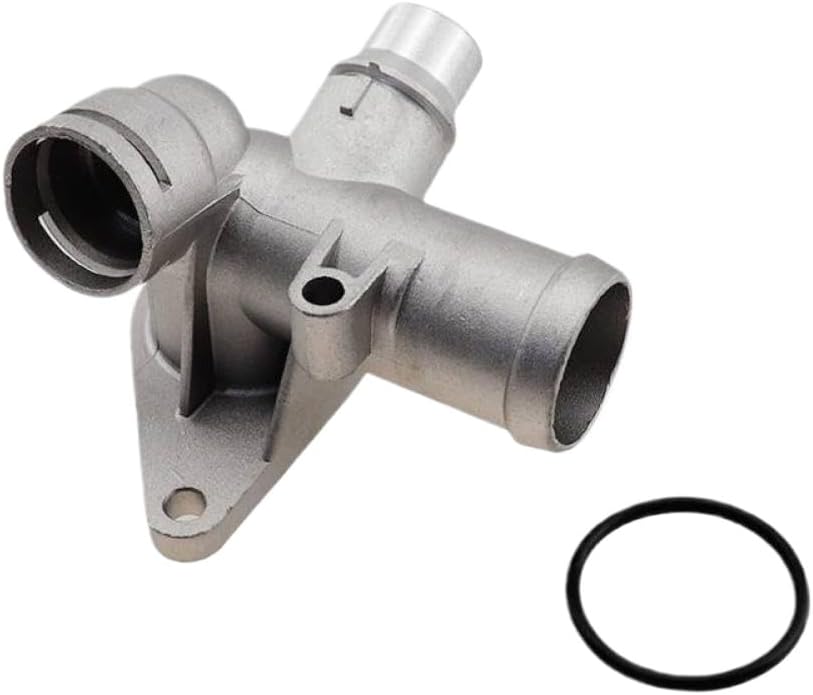 06B121132E 06B121132B Radiator Coolant Hose Connector Three Way Connector Compatible With Automotive Motorcycle Parts A4 B6 B7 1.8T Seat For Part Number 06B121132E 06B121132B