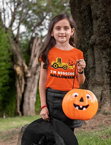 Kids Pumpkin Shirt I'm Digging Halloween Shirts For Toddlers Boys Girls 2T Orange #TOP2