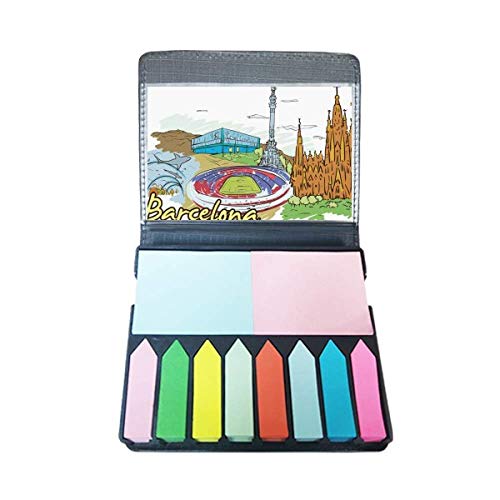 Autocollant Barcelone aquarelle pour carnet de voyage et note créative