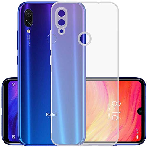 Image of Case Creation Brand - Mobile Cover for Xiaomi Redmi Y3 (Soft & Flexible Back Case), Transparent