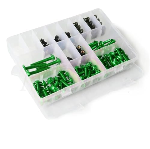 ���i �I�[�g�o�C �ɓK������z���_ CTX 700 750 1300 �ɓK������h�[���B�� 600 NT700V FMX CX 650 �t���t�F�A�����O�{���g�L�b�g �i�b�g �l�W �N���b�v ���S�Z�b�g �ˑ��L�b�g(Green)