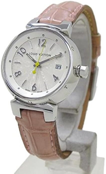 Amazon.co.jp: LOUIS VUITTON Tambour Hologram SM Watch Ladies Silver  Stainless Steel (SS) Q121K [Used] : Wrist Watches