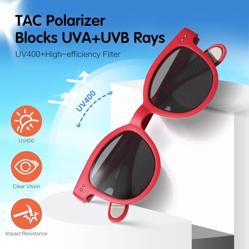 EYEBUDDY Kids Toddler Sunglasses Age 2-4/3-5 Boys Girls Polarized UV Protection Sun Glasses for Age 2-8 Pack of 23