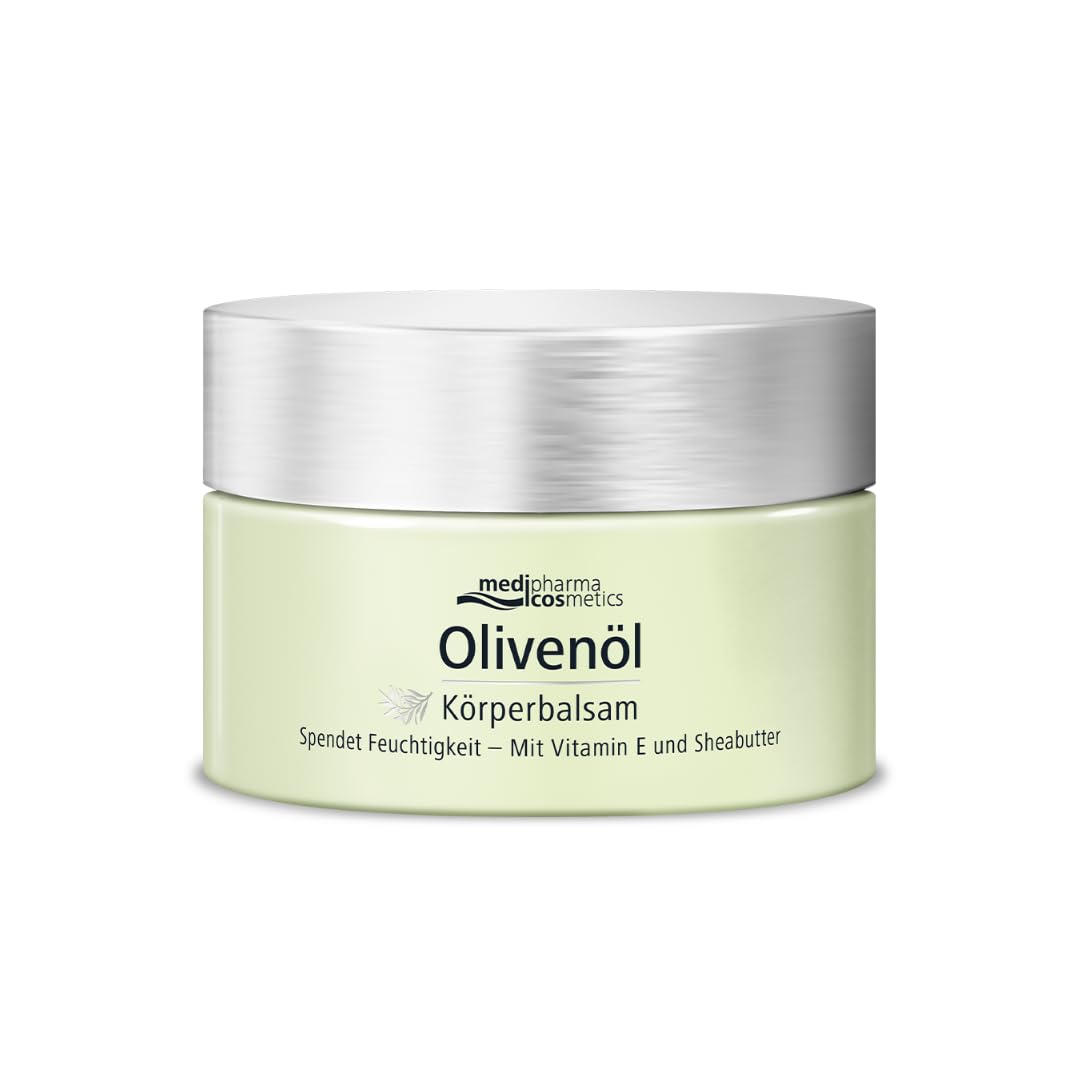 Olivenöl Körperbalsam - für trockene und empfindliche Haut - Mit Vitamin E und Sheabutter - medipharma cosmetics - 250 ml