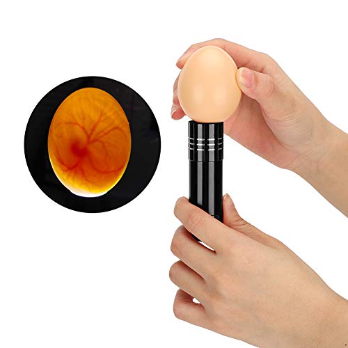 image for GLOGLOW Egg Candler, Egg Candling Lamp Incubator Tester Battery Operat