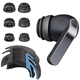 Premium Multi-Flange Eartips for Galaxy Buds4 Pro – Always Fits, Never Slips (Black)