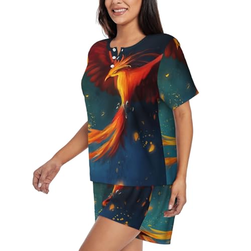 Imprimé Phoenix rouge orange EdWal pour raviver vos tissus ternes