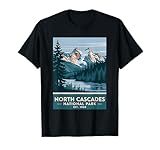 Photo Gallery north cascades national park vintage camping uomini donne bambini maglietta Photo Gallery north cascades national park vintage camping uomini donne bambini maglietta