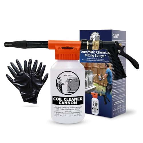 AKY PRO AC Coil Cleaner Cannon Sprayer 2-Quart HVAC Coil Cannon
