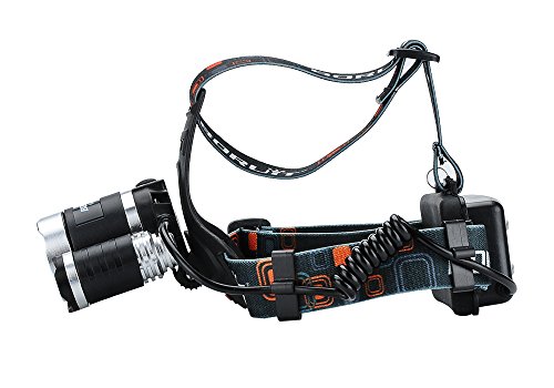 Generic 3 Cree Xm-L T6 Led Head Lamp - 3800 Lumens, 4 Lighting Modes, Adjustable Head Strap, Battery Charger, Weatherproof #TOP4