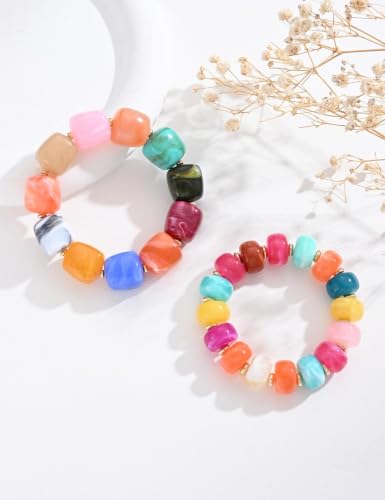 Stackable Stretch Beaded Bracelet Set - image 6