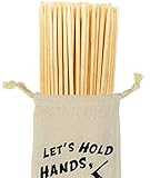 Kumbaya Marshmallow Roasting Sticks Premium Bamboo Extra Long 36 Inches 5MM Thick Heavy Duty Wooden Skewers Perfect for Smores Hot Dogs Kebab Campfire Fire Pit Camping Cooking 110 Pieces Safe