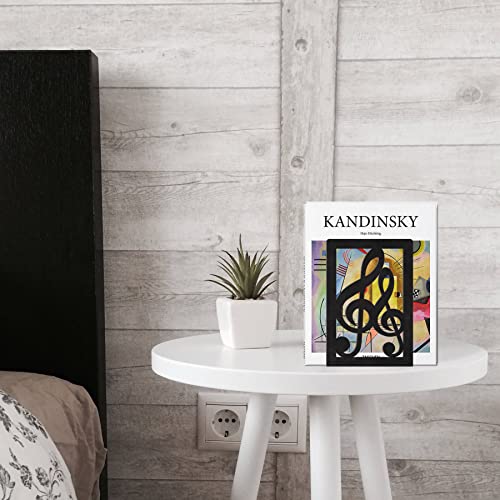 Jinihfw BOOKEND Decorative Heavy Book Ends For Shelves, Home Decorative Bookends For Heavy Books,Non-Skid Musical Note Bookshelf Holder thumb #5