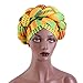 African Exaggerated Headbands Twisted Braid Head Scarf Turban Caps Fashion Ethnic Hairstyle Head Wrap for Women All Ages Hat