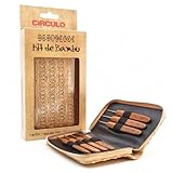 Kit Estojo Agulha De Crochê Bambu 7 Unidades Mais Conforto - Círculo