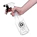 Plastic Spray Bottle (24oz 3 Pack) for Cleaning Solutions, Car Detailing Care, Planting, Pet, Clear Finish, Heavy Duty Empty Spraying Bottles Mist Water Sprayer with Measurements & Adjustable Nozzle