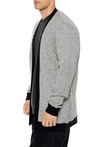 Forever 21 Men's Striped Cardigan Sweater4