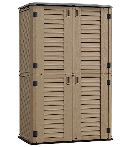 Image of KINYING Metal Laminate Shelving Kit for Kinying Vertical Storage Cabinet, with Screw and Nuts, 68 inch x 46 inch x 15 inch(Color: Black)