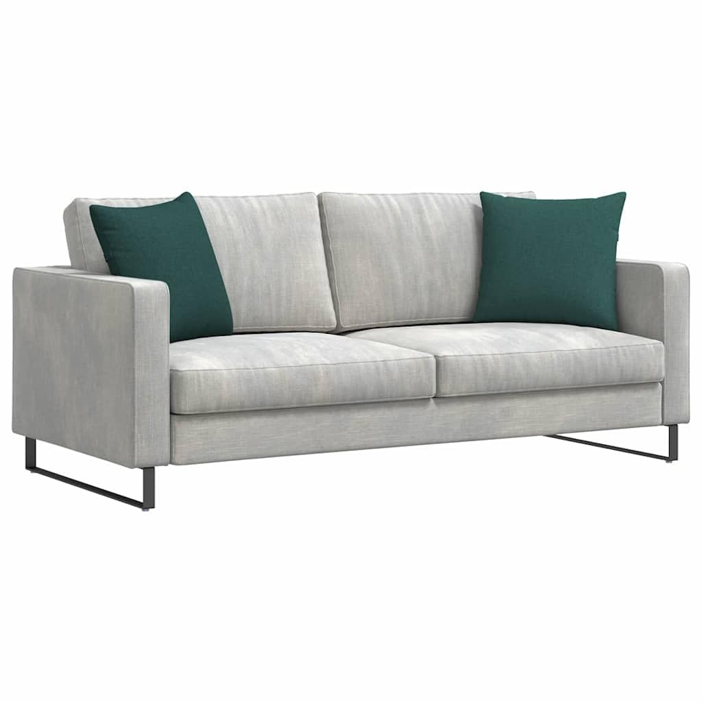 Set di 2 cuscini decorativi per divano, 45 x 45 cm, con imbottitura, moderni cuscini decorativi in morbido tessuto per divano, cuscini quadrati con rivestimento sfoderabile
