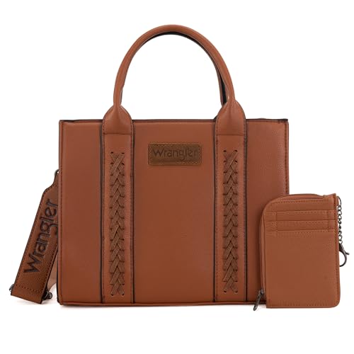 Image of Wrangler Tote Bags for Women Western Purse and Handbags Satchel Top-handle with Card Holder