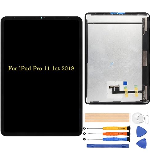 �t���p�l�� For iPad Pro 11 1st 2018 ��ʌ����C���p �^�b�`�p�l���Z�b�g 11.0 �C���` A2013 A1934 A1980 A1979�k�b�c�X�N���[�� ������ʌ����C���p�L�b�g �����̏C���H��(�u���b�N)