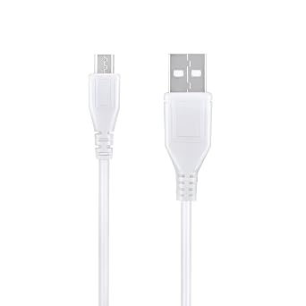 3.3ft White Micro USB Data/Charging Cable Charger Cord Lead Compatible with Vintage Motorola Flip Phone CE 0168 ATT Verizon 4G LTE CE0168 Smartphone Note This is Small Tip.