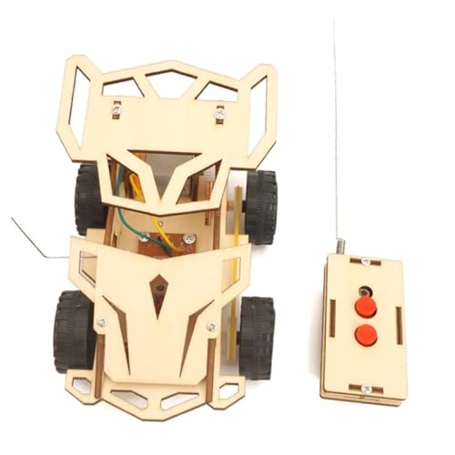 DIKACA 1 Juego Modelo de Carrito Madera Brain Toys Carrera Cars teledirigido a Control Remoto Coche Deportivo de Juguete Coche Deportivo de Bricolaje