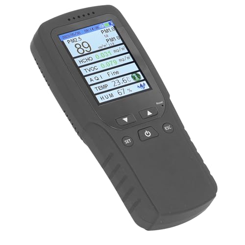 Moniteur de qualité de l'air avec capteur de température haute précision