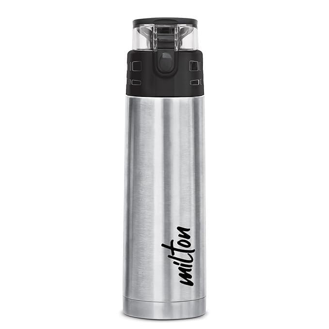Image of Atlantis Spare Lid Compatible with Milton Thermosteel Water Bottle 750ml & 900ml | Durable Plastic Leak-Proof Carafe Flask Cap | Secure Fit Replacement Bottle Lid | Pack of 1