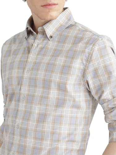 Image of Rare Rabbit Regular fit Checked Shirt