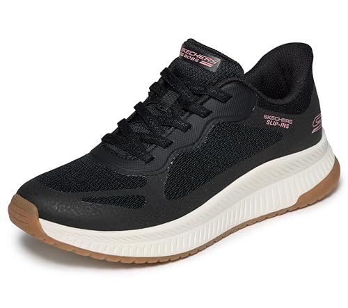 Image of Skechers Womens Hands Free Slip-ins Bobs Squad 4 - Staple Look