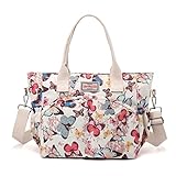 Pealwel Tote Bag for Women Purses and Handbags Top Handle Satchel Oversized Shoulder Handbag (Butterfly)