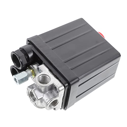 SEWOART Luftkompressor Druckregelventil Kunststoff Automatisches Pneumatikventil Druckschalter Kompressorzubehör Für Elektrische Werkzeuge